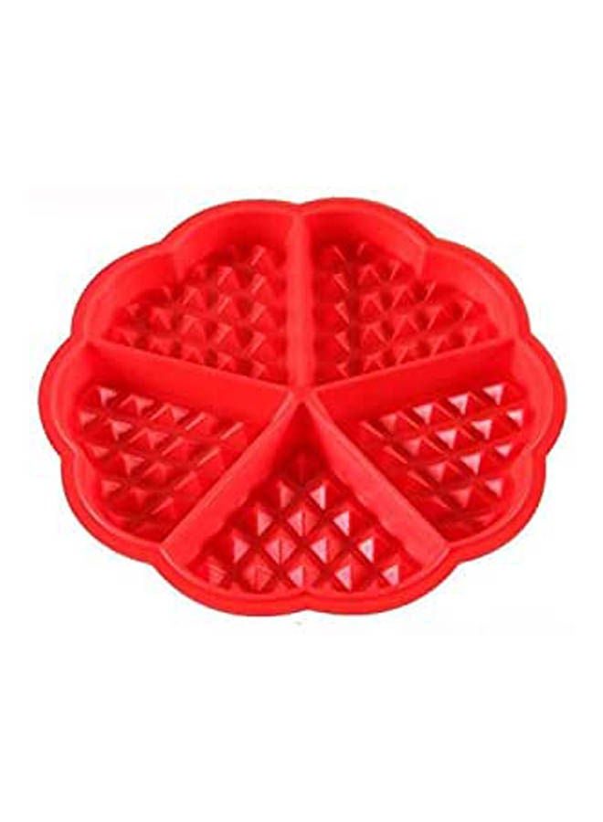 Waffles Cake Mould Red 18cm