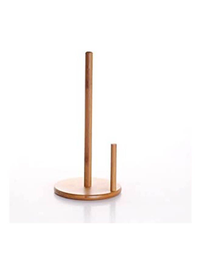 Wooden Tissue Stand Beige