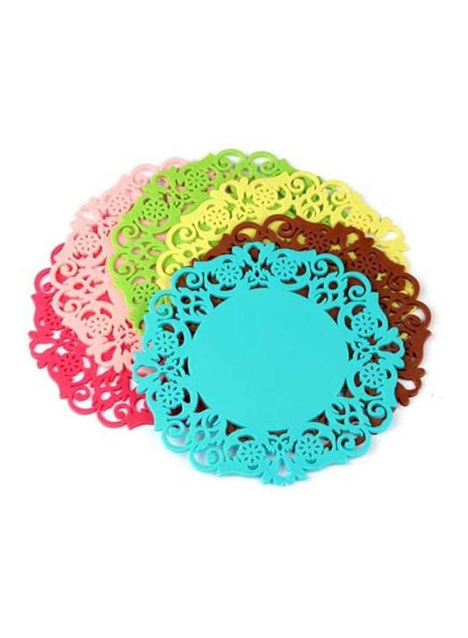 6 Pcs Round Silicone Table Heat Resistant Mat Multicolor - v1651936494/N53283769A_1