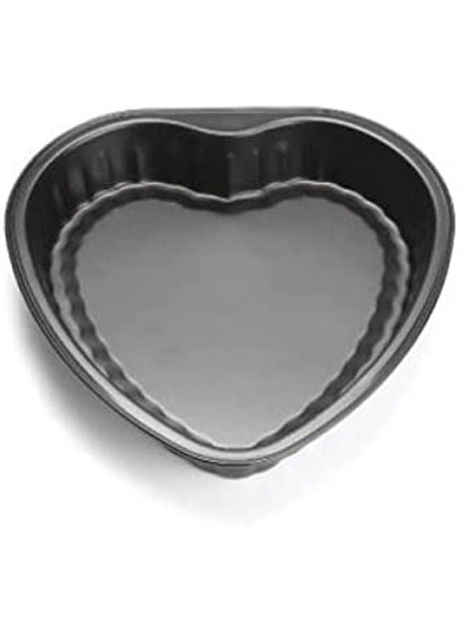 Ballarini Tart Pan Heart Shape Mould Black
