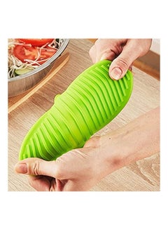 ماركة غير محددة 2 Pcs Kitchen Cooking Insulated Gloves Multicolour  - Image 2