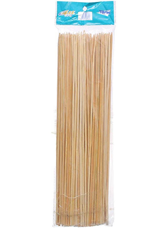 Bamboo Skewers - 80 Pcs Multicolour