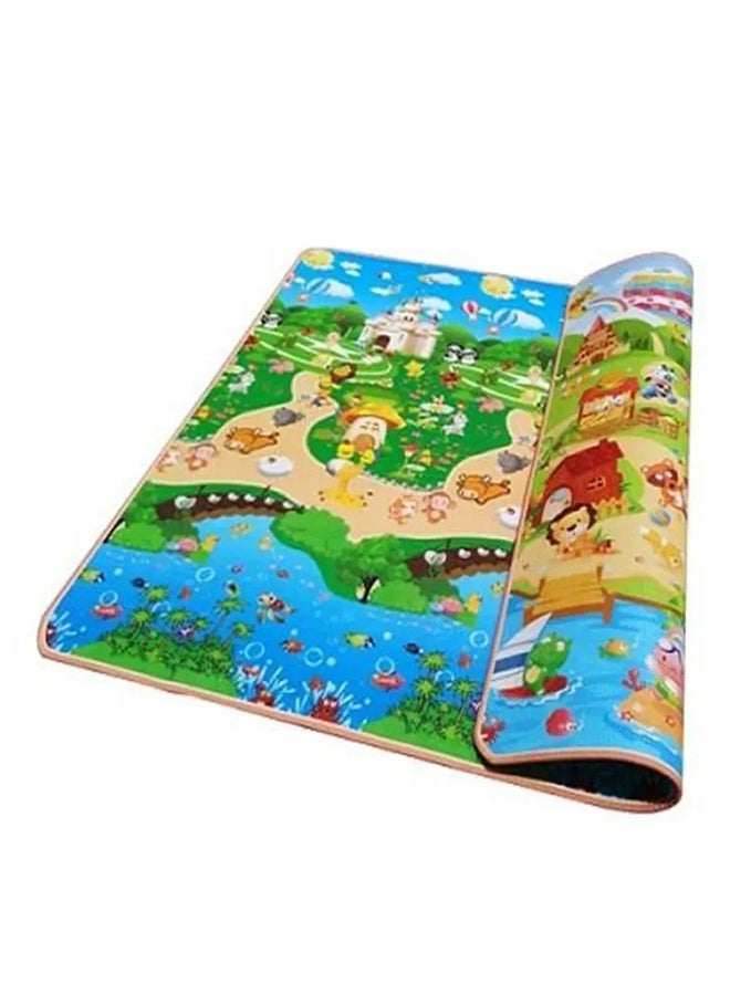 Play Mat Floor Activity Happy Farm Rug Child Crawling Carpet - Image 1