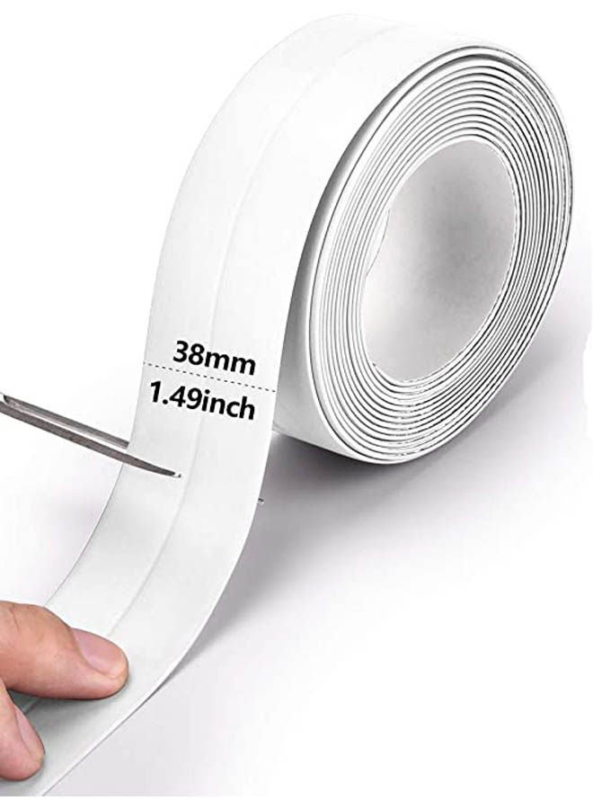 Generic Bath Sealant Caulk Strip Kitchen Waterproof Adhesive Tape White 3.2meter  - Image 1