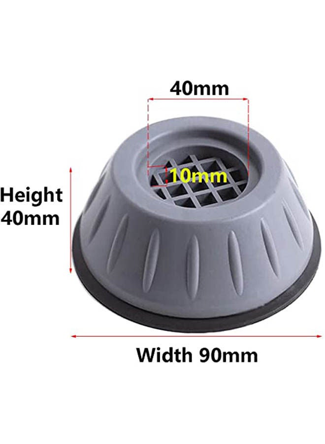 4PCS Washing Machine Foot Pad Grey 90 X 40cm - Image 2