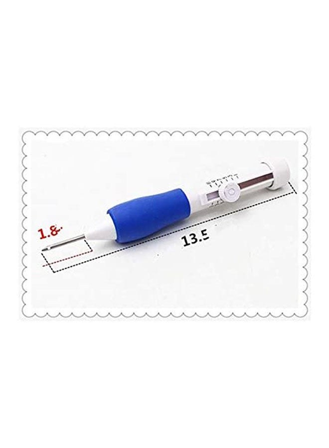 Embroidery Pen Punch Needle Set Embroidery Stitching Blue - Image 2
