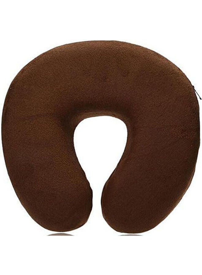 Cotton Free Size Size - Neck Pillows cotton Brown