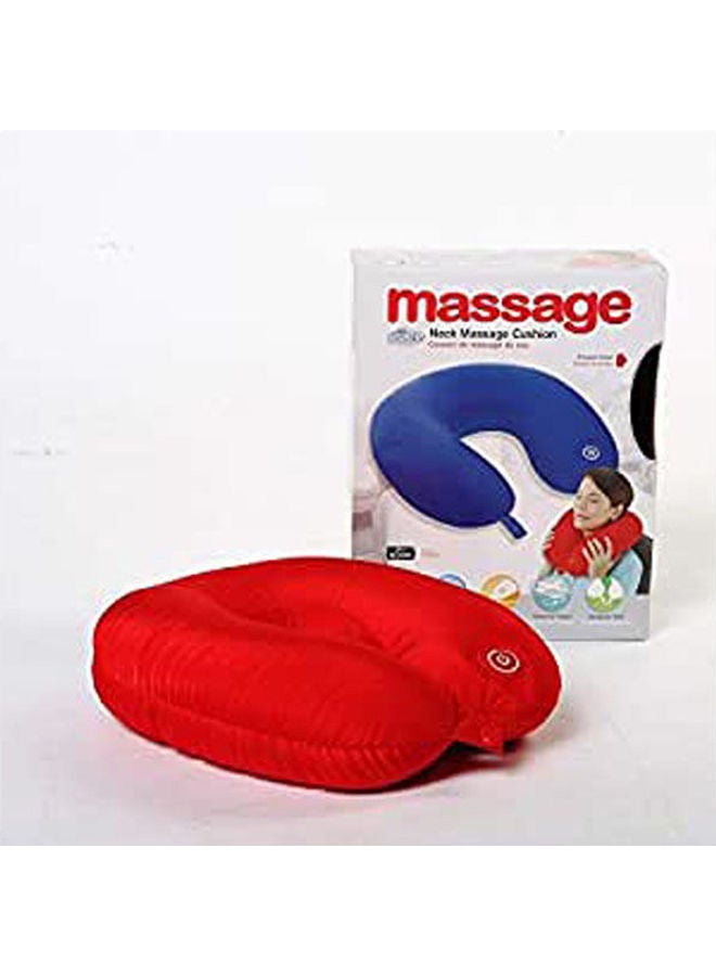 Battery Powe Geo Neck Massager combination Red