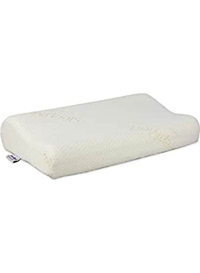 Memory Foam King Specialty Medical Pillows Cotton Blend White