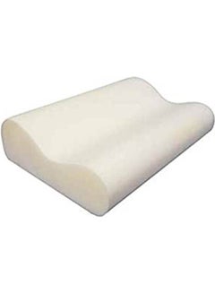 ماركة غير محددة Memory Foam Pillow For Neck cotton_blend White 
