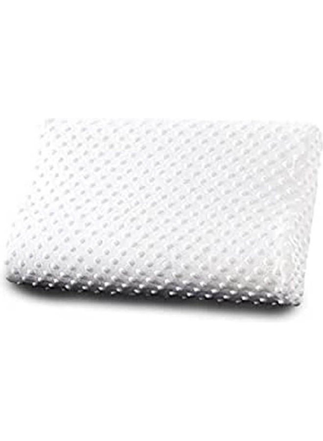 Memory Foam Pillow Massage Particles Pillow Latex Neck Pillow Fiber Slow Rebound Soft Pillow cotton_blend White - Image 1