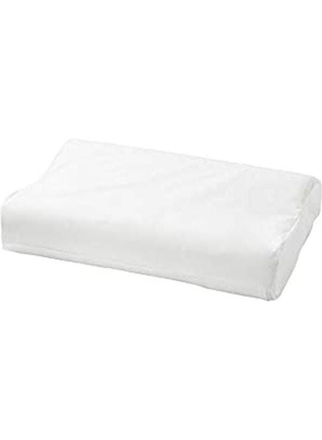 Rolleka Pillowcase For Memory Foam Pillow Cotton Blend White