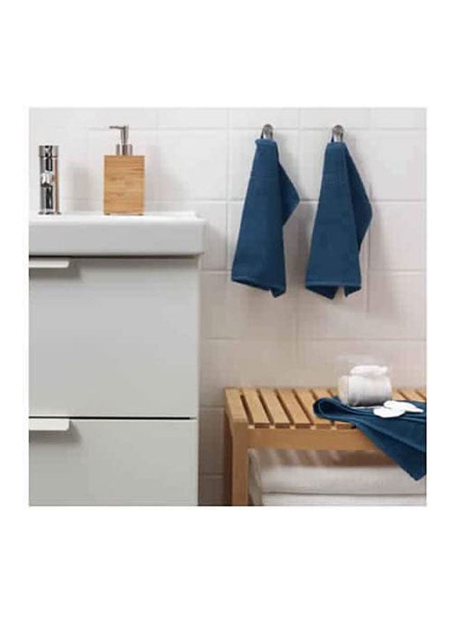 Cotton Hand Towel Blue 100x30cm - Image 2