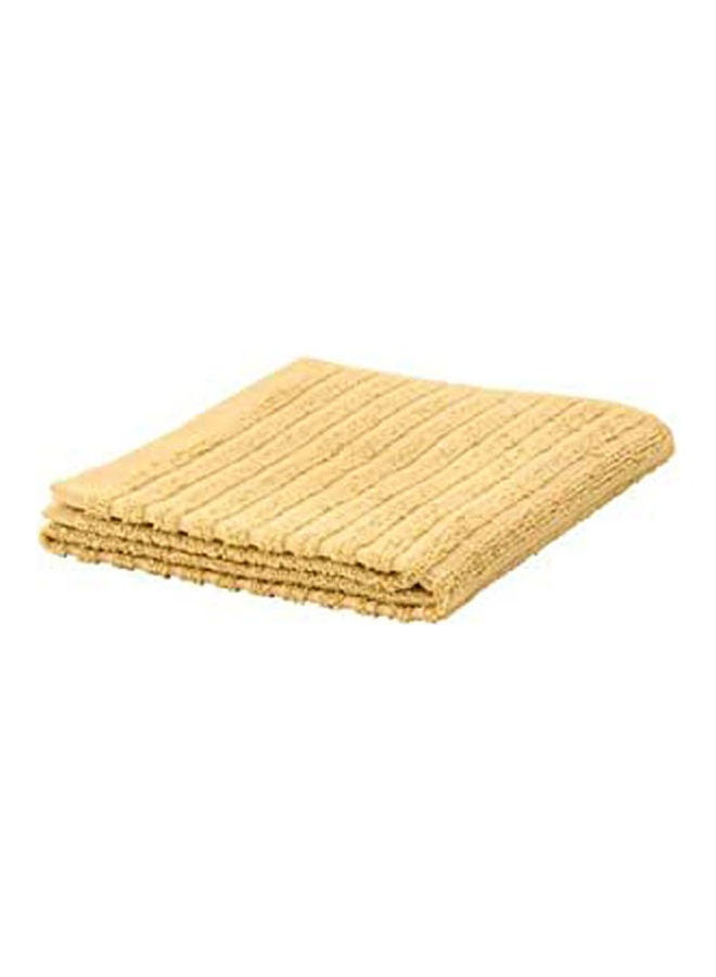 Cotton Solid Pattern- Hand Towels Yellow