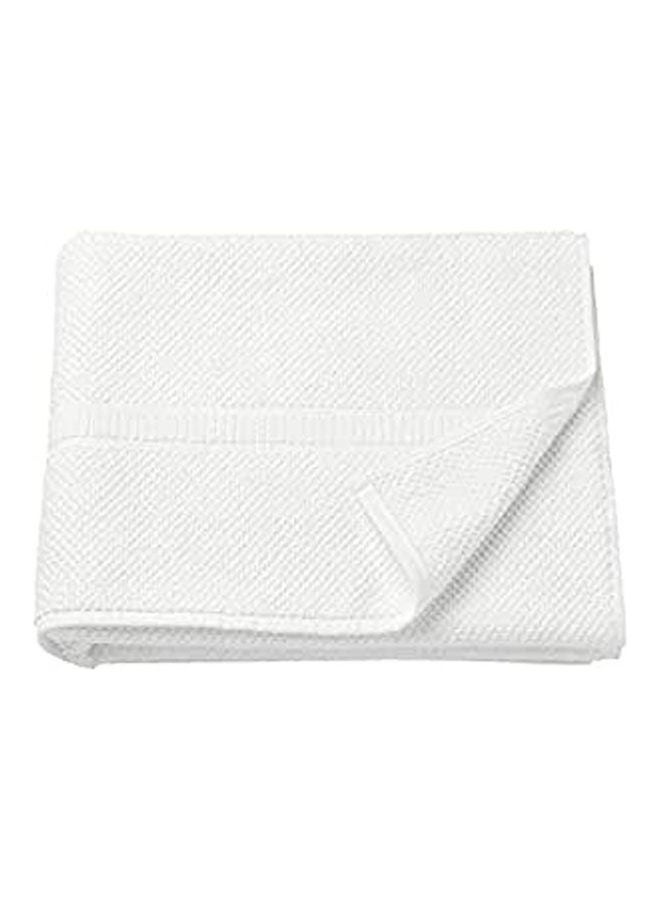 ماركة غير محددة Cotton Solid Pattern- Bath Sheets White 
