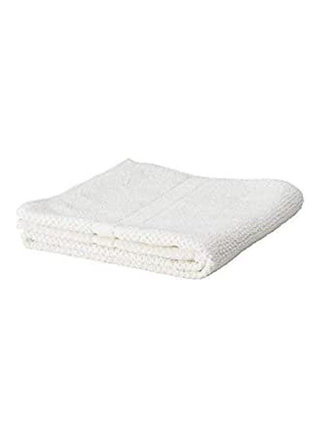 Cotton Solid Pattern- Hand Towels White