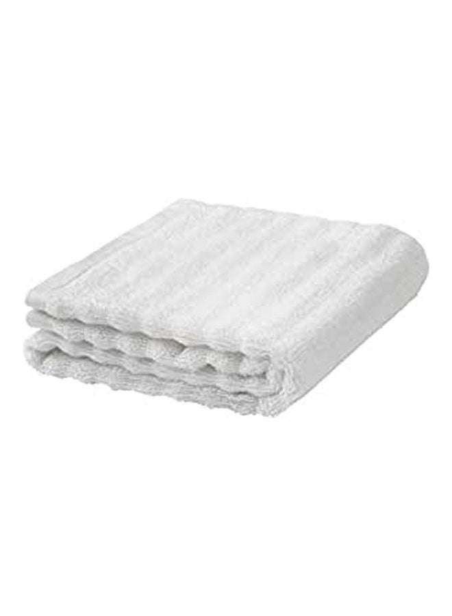 Cotton Solid Pattern- Hand Towels White 