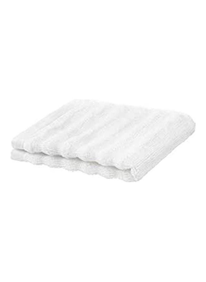 Cotton Solid Pattern - Washcloths White