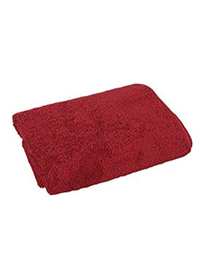 Cotton Solid Washcloth Red 100x50cmcm