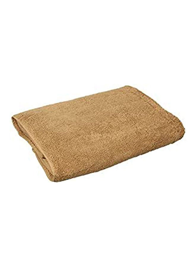 Cotton Solid Washcloth Brown 140x70cmcm