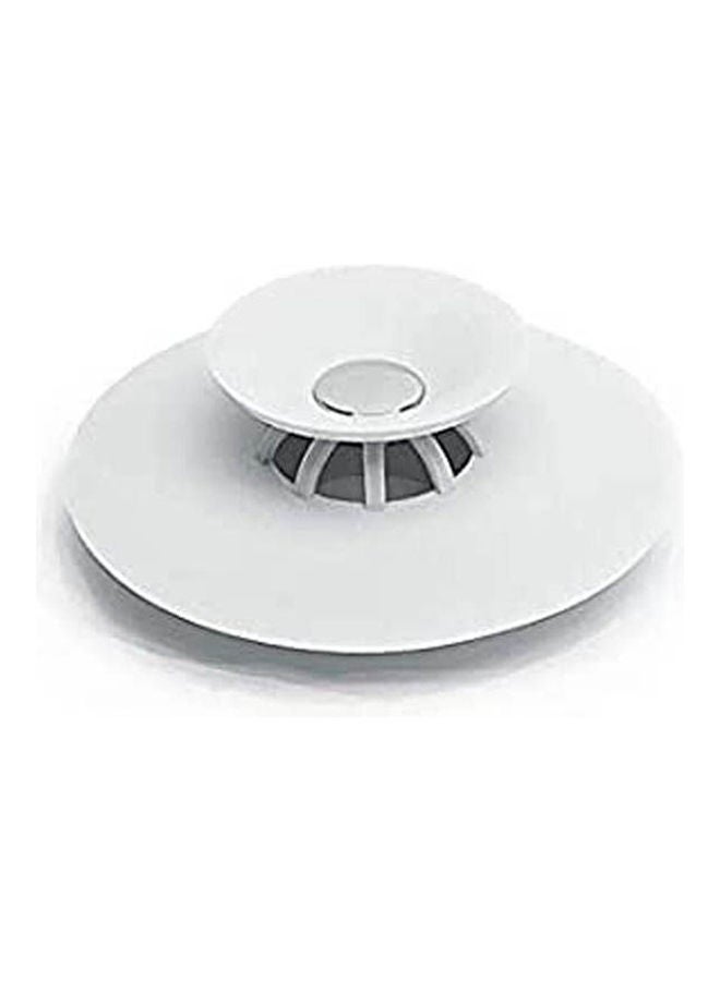 Multi Functional Shower Drain Plug Silicone Bath Drain Cover And Flooring Laundry Room Kitchen And Bathroom Filter Protector White 