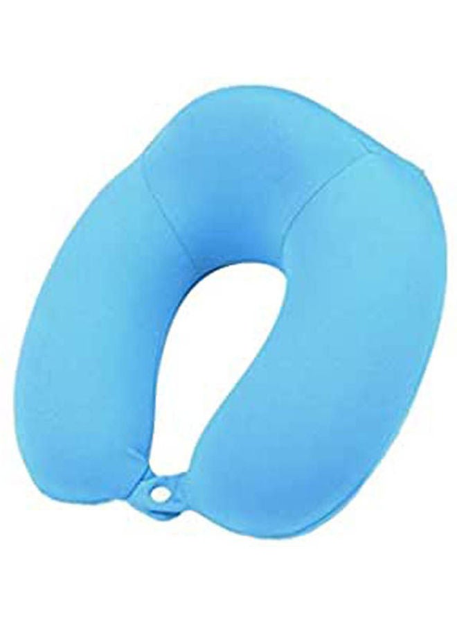 Mixed Free Neck Pillow Cotton Blend Blue