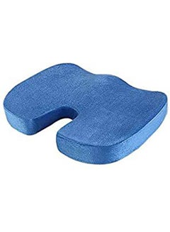 Hip Shaping U Shape Seat Cushion Memory Foam Combination Blue
