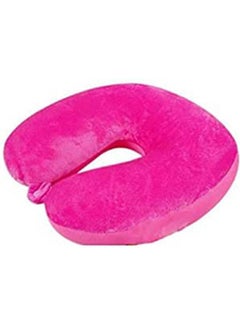 ماركة غير محددة Memory Foam Travel Neck Pillow Cotton Blend Pink 