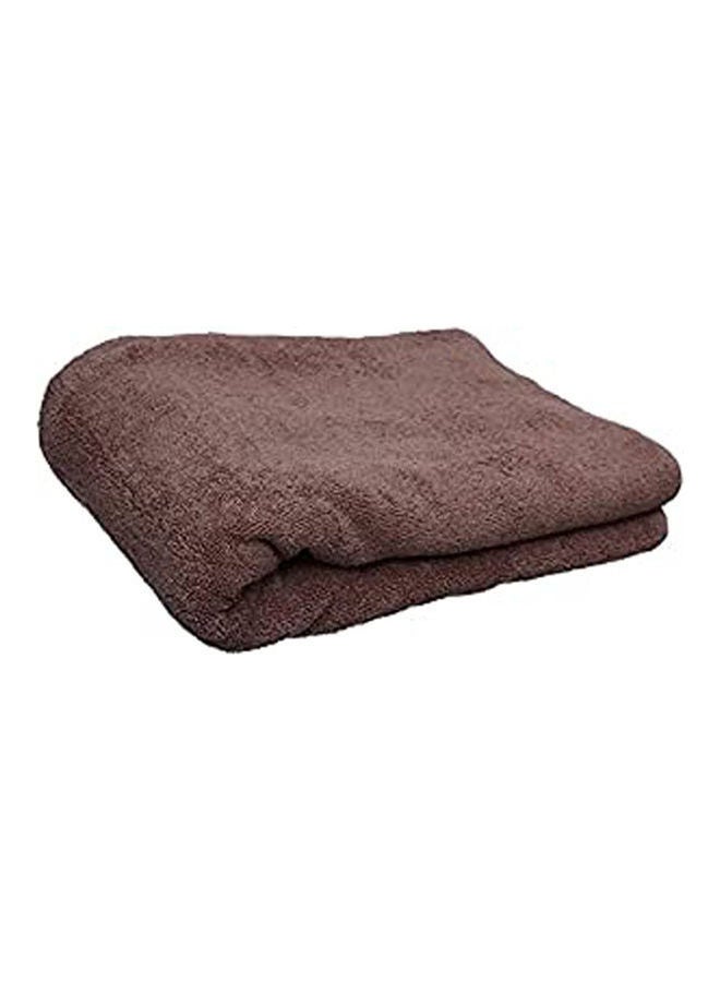 Cotton Solid Bath Sheets Café 70x140cm 
