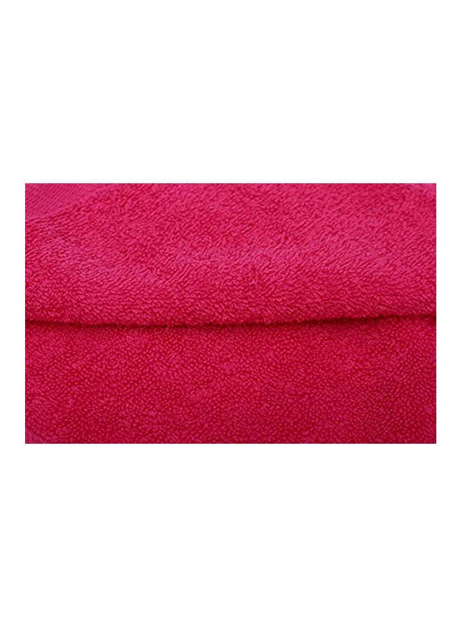 Cotton Solid Bath Sheets Fushia 70x140cm - Image 2