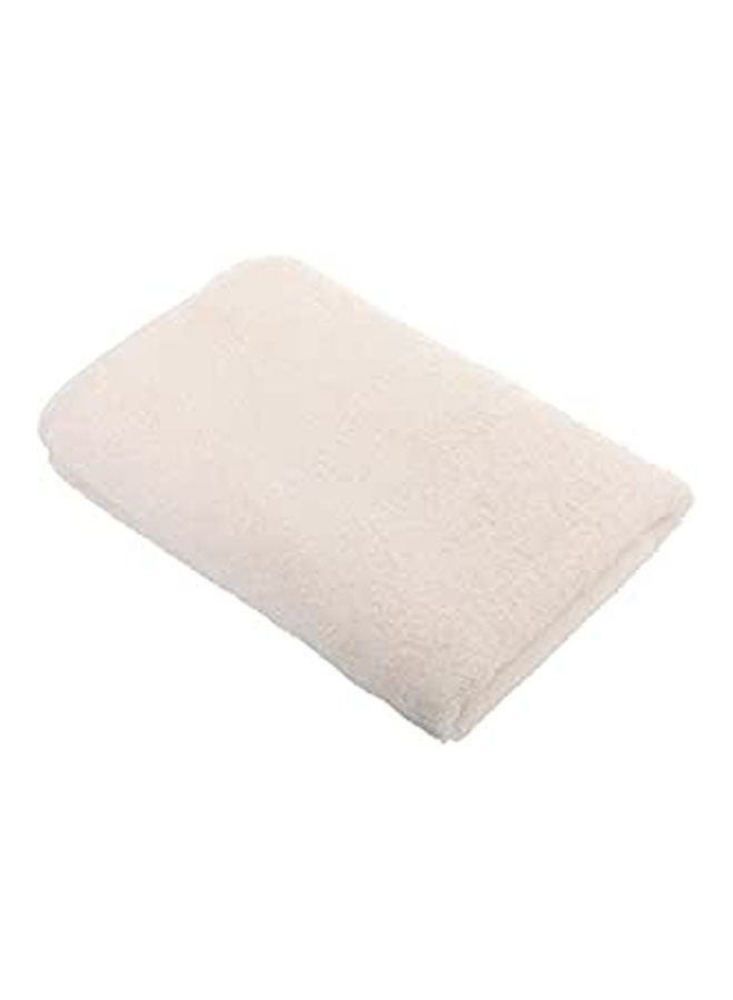 ماركة غير محددة Cotton Solid Bath Sheets Off-White 70x140cm  - Image 1