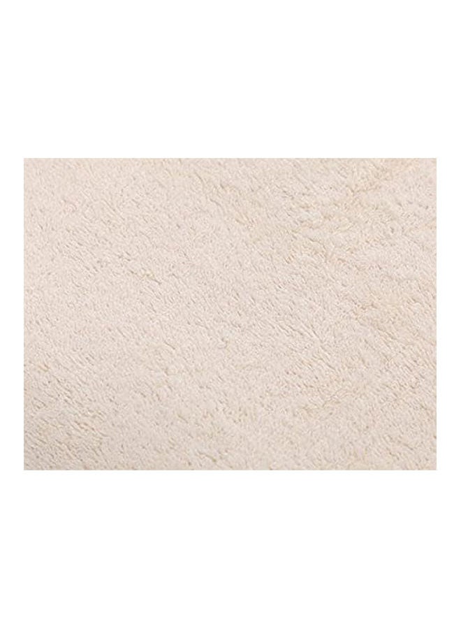 ماركة غير محددة Cotton Solid Bath Sheets Off-White 70x140cm  - Image 2