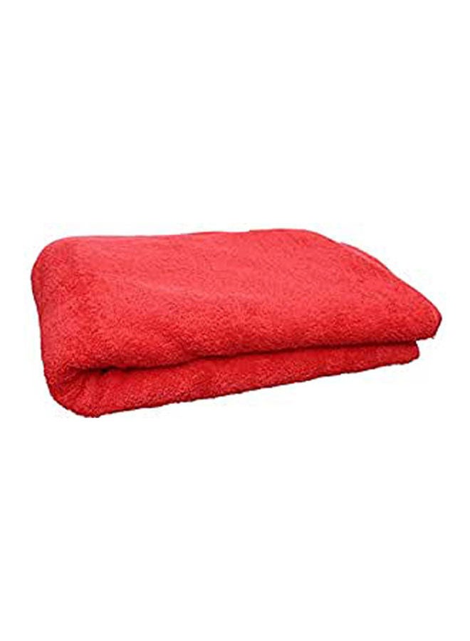 Cotton Solid Bath Sheets Orange 70x140cm  - Image 1