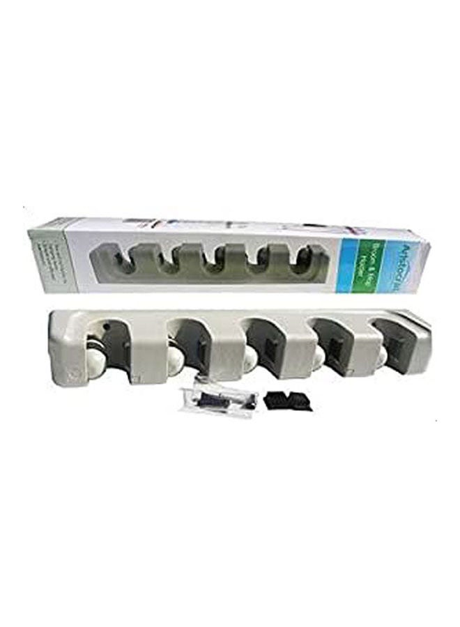 Wall Mount Mop Holder White 
