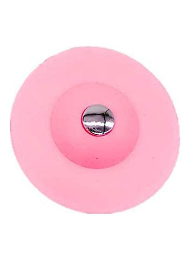Compact Portable Plug Drain Valve Tightly Sealed Around The Drain Pipe Pink 