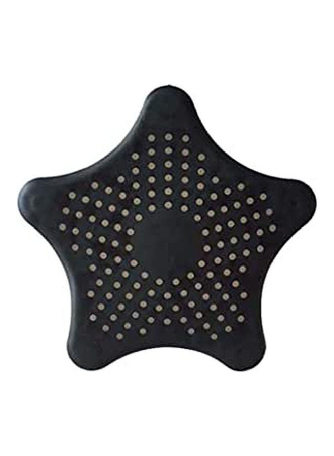 Drainer Basin Shaped Star -Silicone Black 