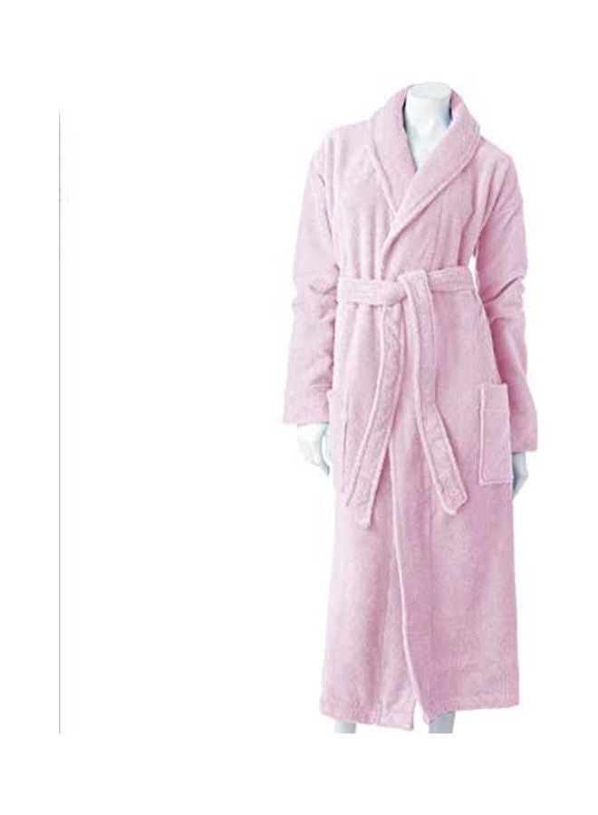 Cotton Bath Robe Pink