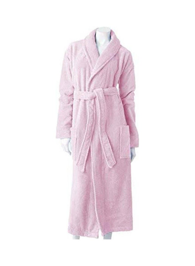 Cotton Bath Robe Pink
