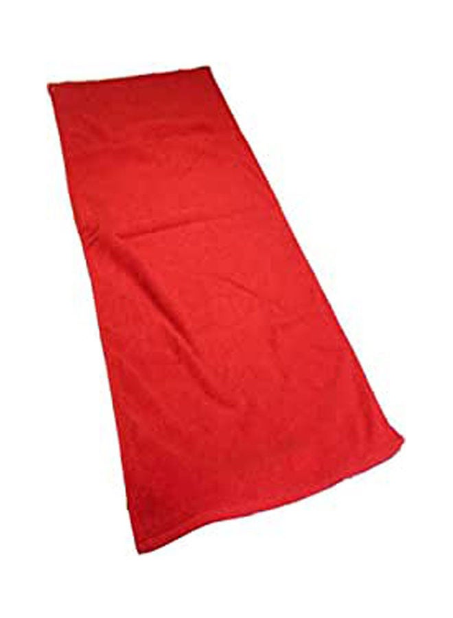 Towel Made From Cotton Red