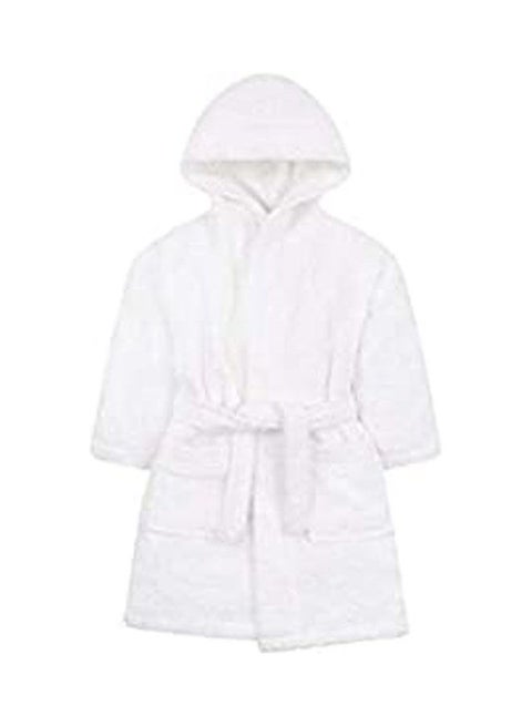 Towelling Robe White