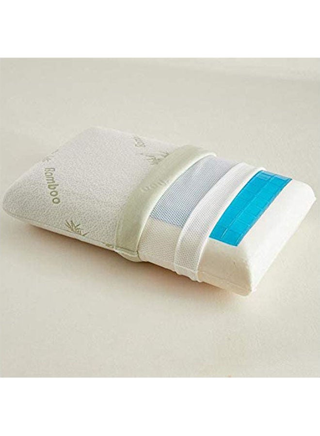 Generic - Gel Memory Foam Pillow combination White - Image 1