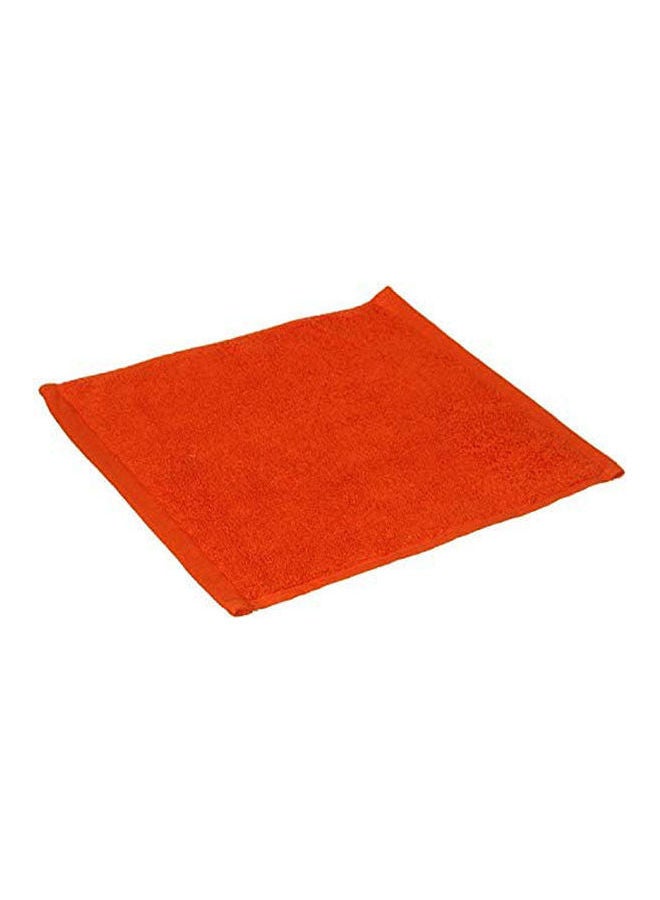 Cotton Solid Washcloth Red 30x30cmcm