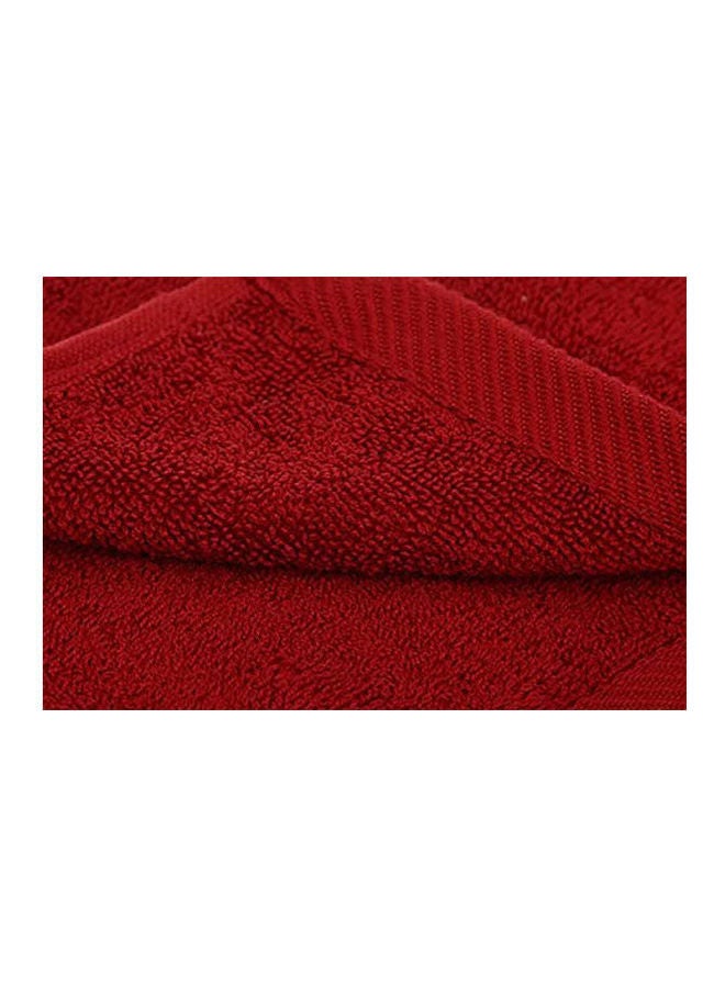 Generic Cotton Solid Hand Towels Dark Red 30x50cmcm  - Image 2