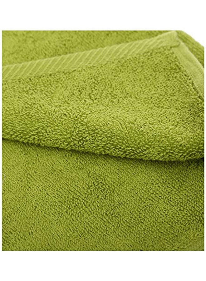 Cotton Solid Hand Towels Green 30x50cm - Image 2