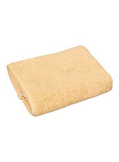 Generic Cotton Solid Washcloth Light Orange 100x50cmcm 