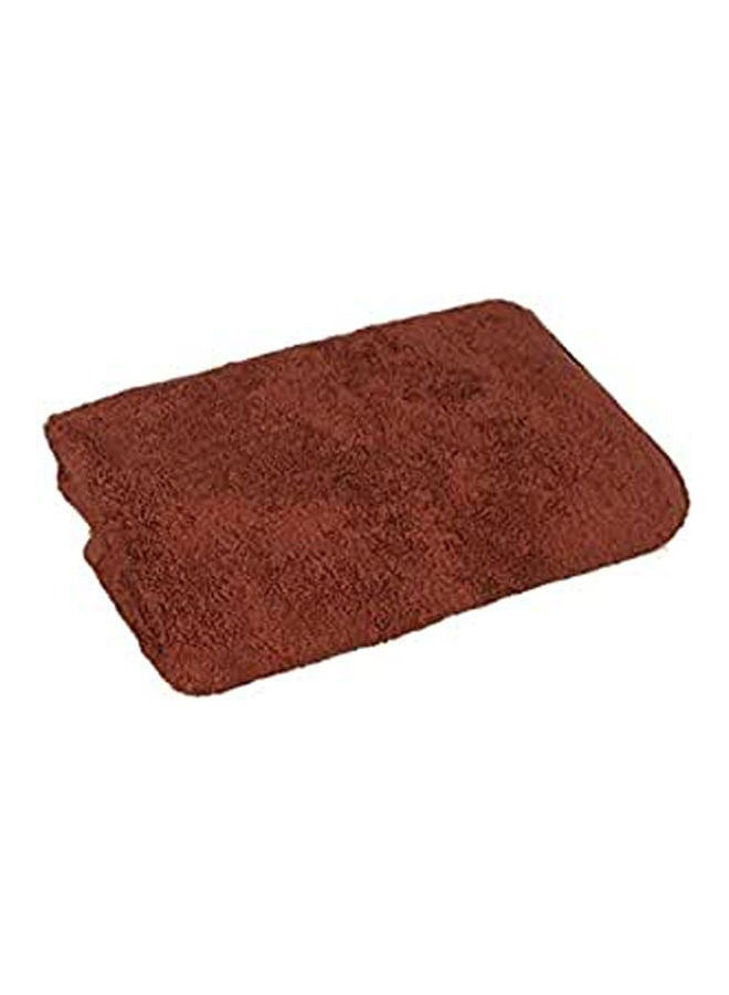 Cotton Solid Washcloth Brown 100x50cmcm
