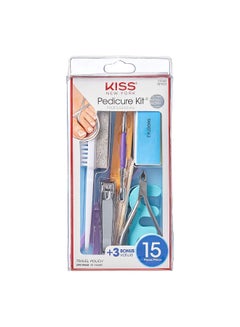 KISS Kiss Professional Pedicure Kit 15 Pieces Multicolour  - Image 1