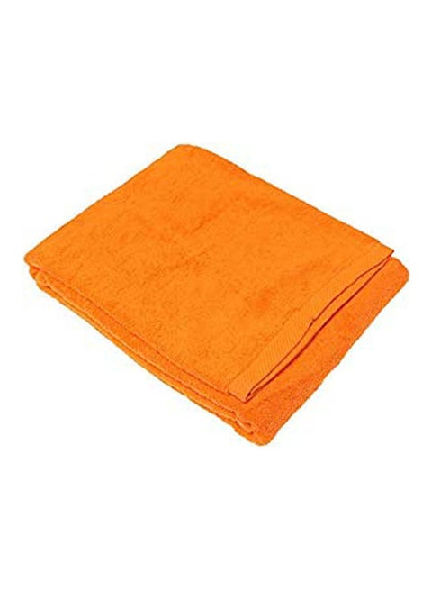 Egyptian Cotton Solid Pattern- Bath Sheets Orange