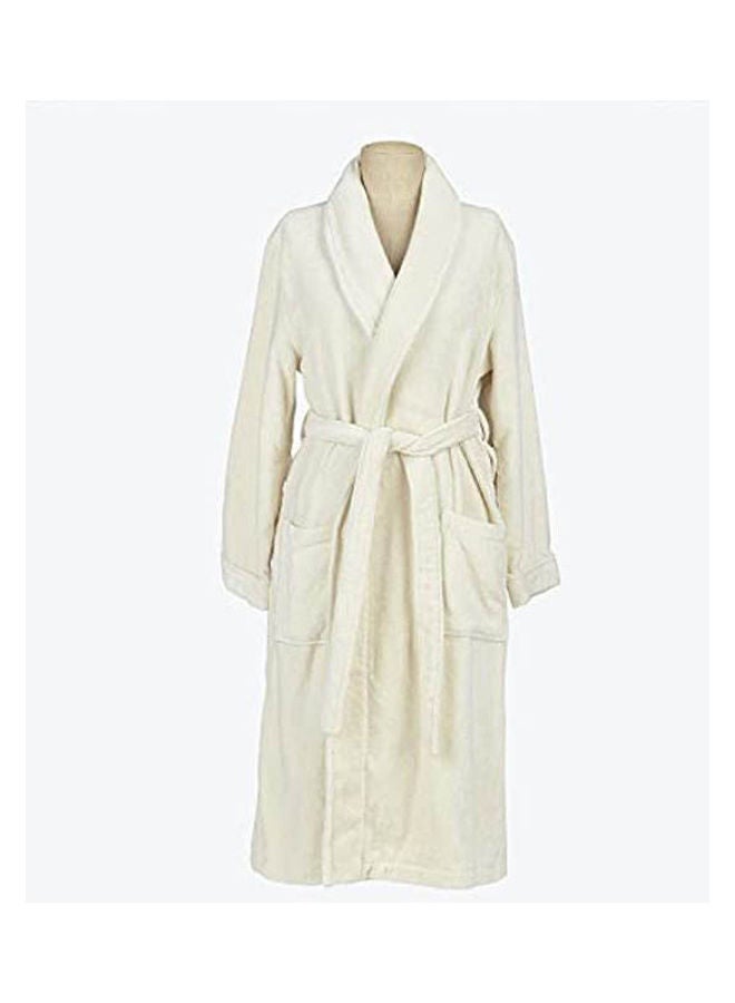 Bath Robe White S-Mcm - Image 2