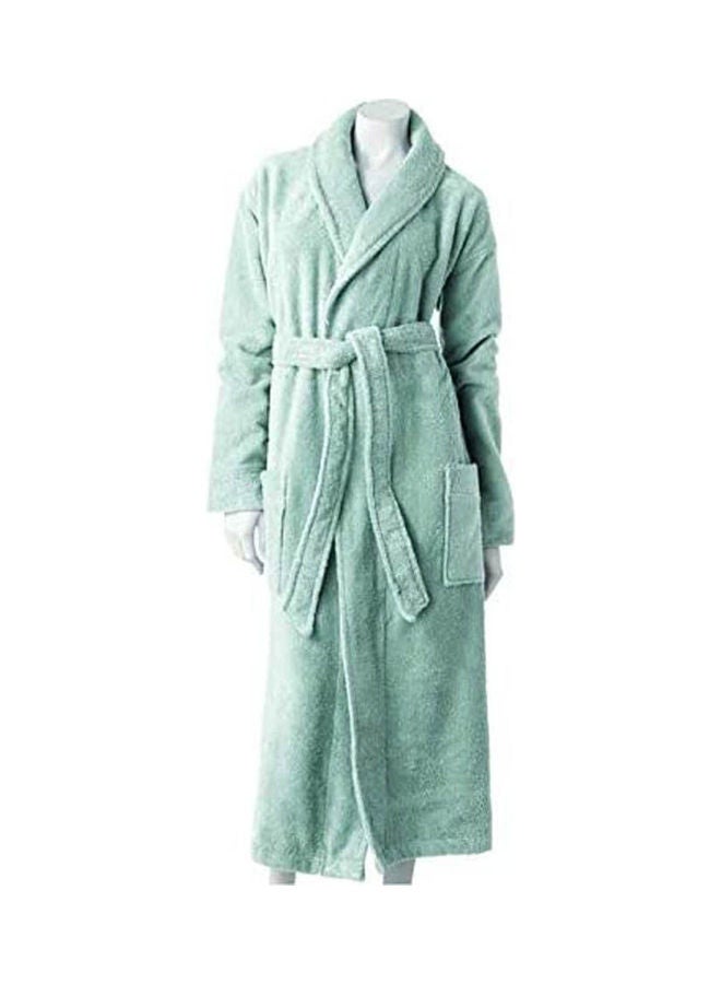 Cotton Bath Robe Green